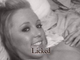 Licked